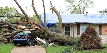 Storm Damage on Roof